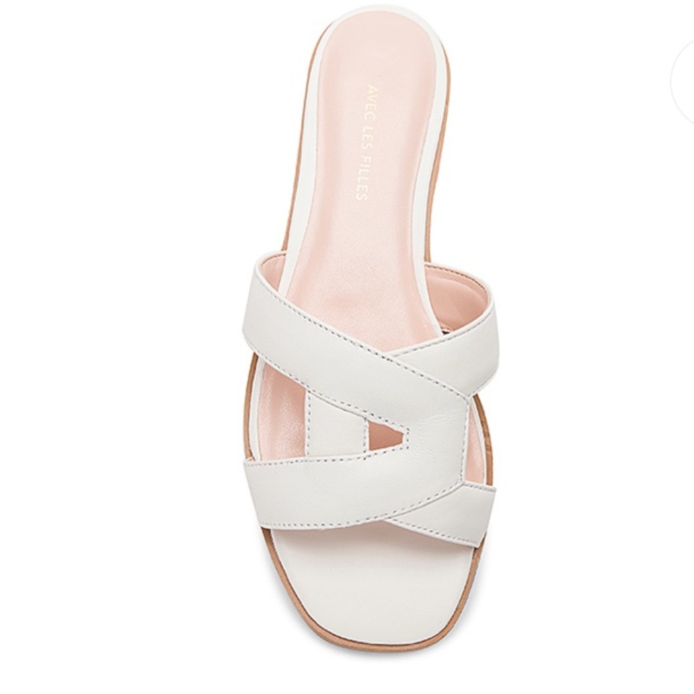 Avec Les Filles Blaye Sandal in White